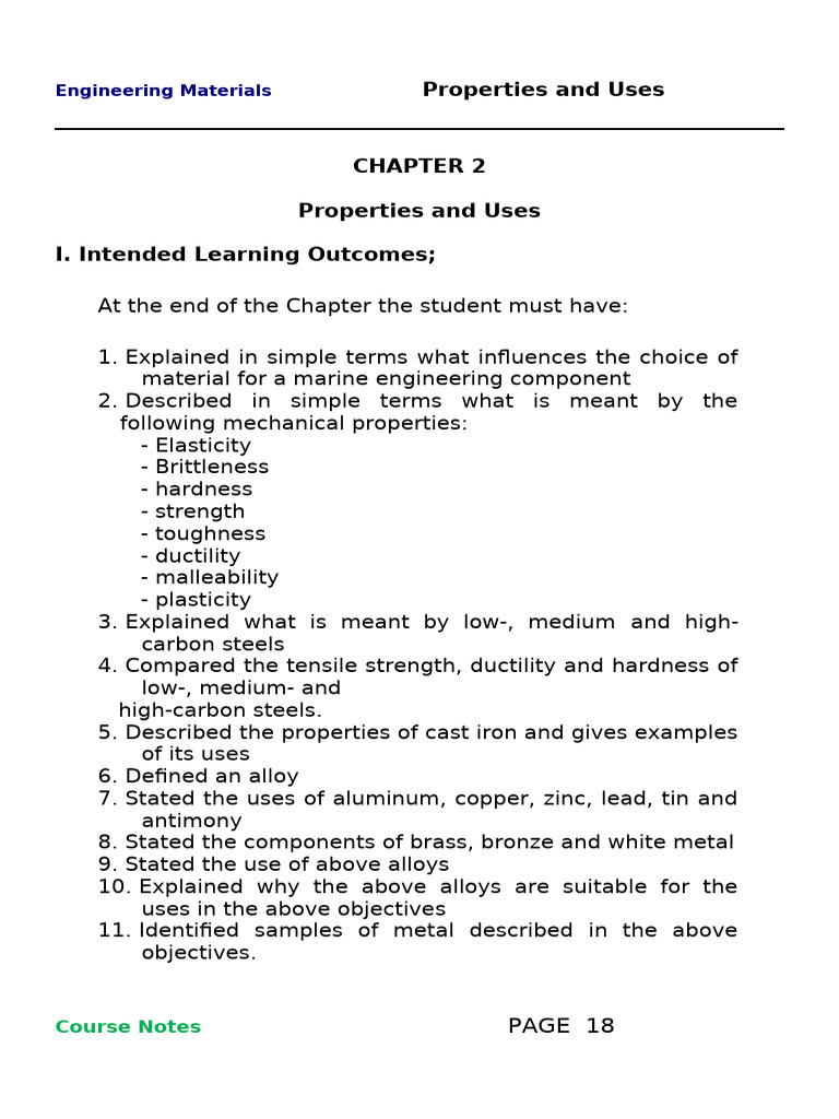 Chapter 2 of EMAT Course | PDF | Ductility | Alloy