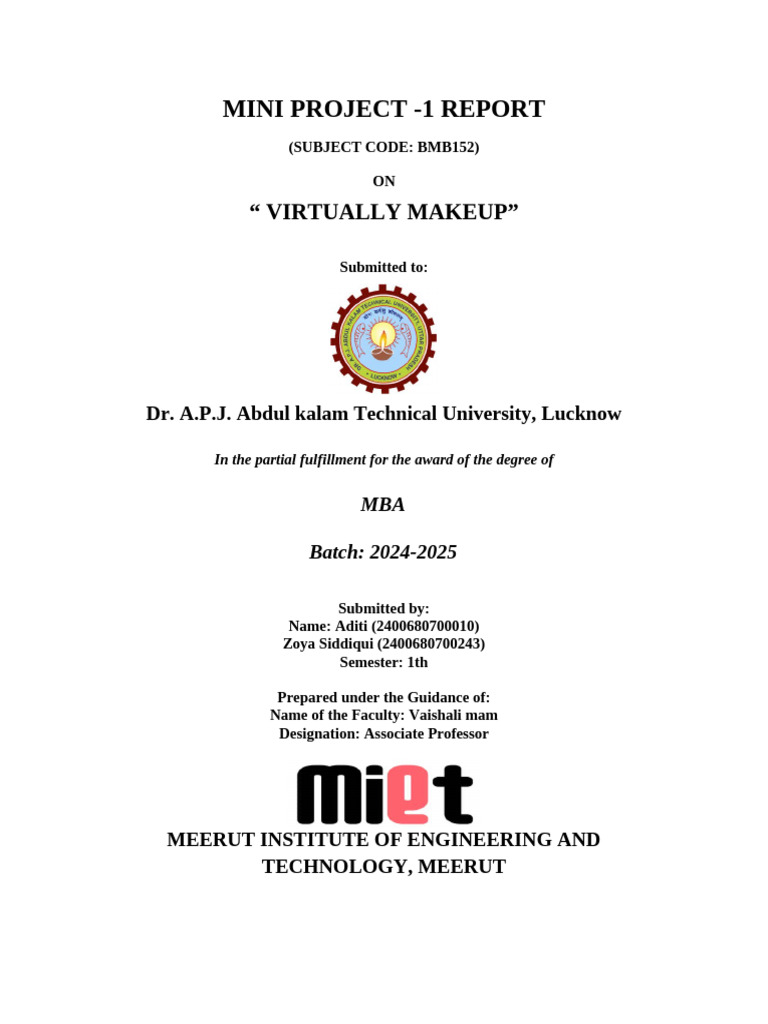 Research Project Report Guidelines | PDF