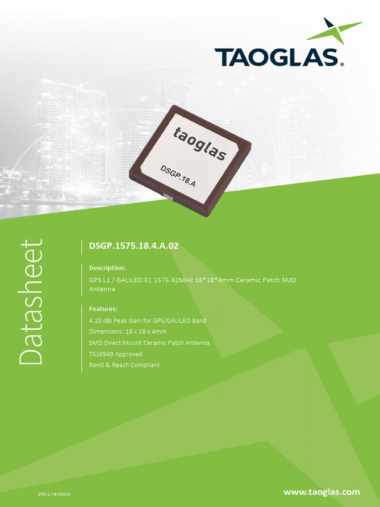 DSGP 1575 18 4 A 02 | PDF | Antenna (Radio) | Wireless