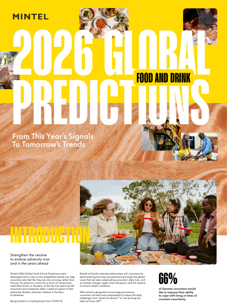 Mintel 2026 Global Food and Drink Predictions | PDF | Dietary Fiber ...