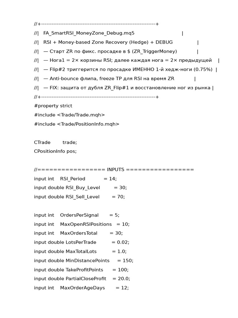 SF mt5 Trading Strategy | PDF | Programming Paradigms | Computer ...