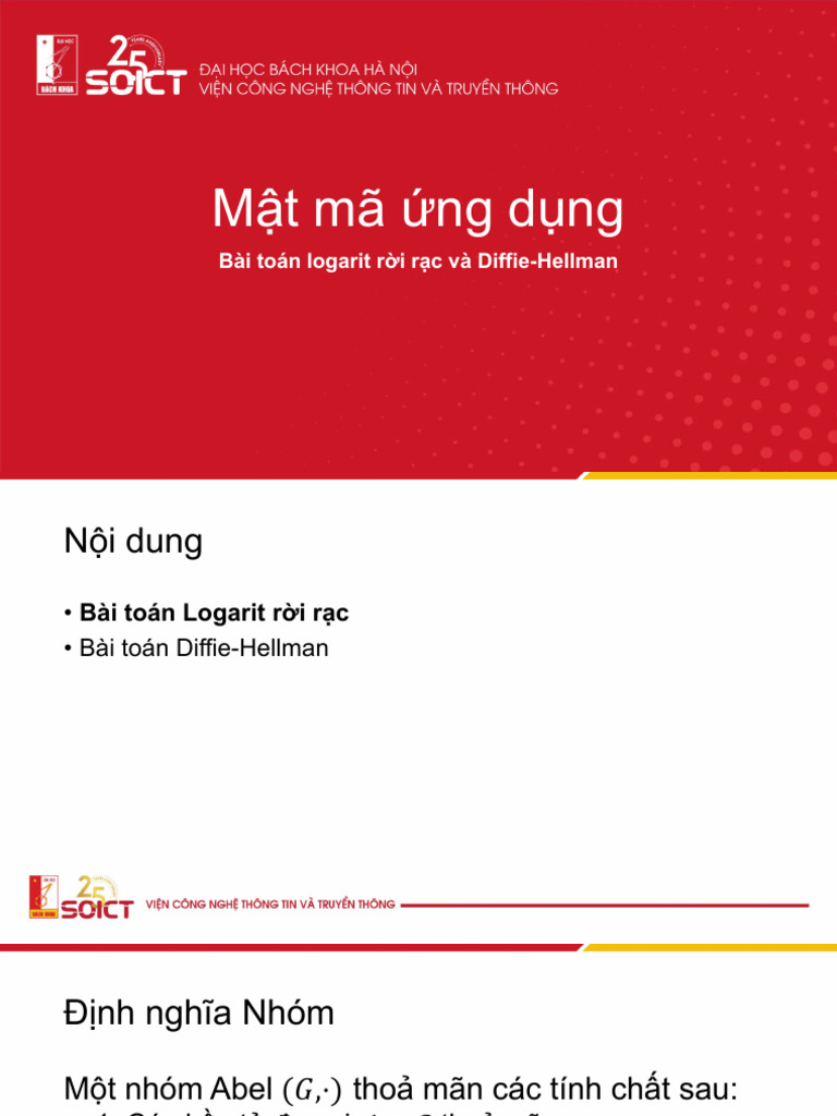 C10 Diffie Hellman and EC | PDF