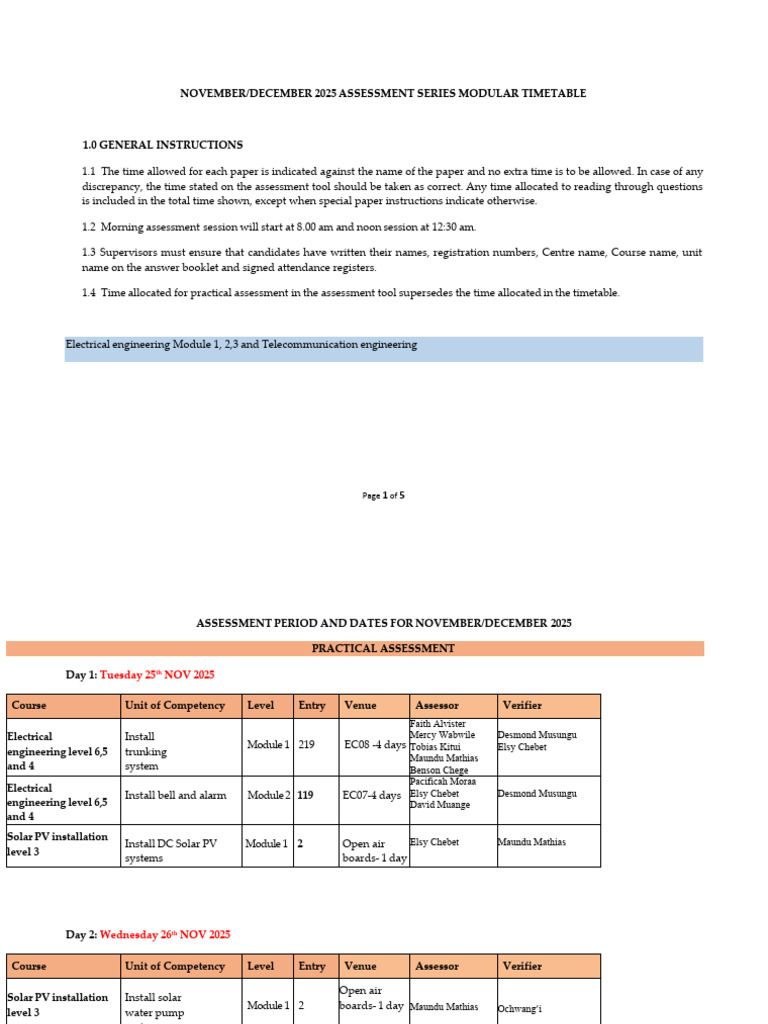 Electrical Modular Practical - Module 1$2 | PDF | Sustainable Energy ...