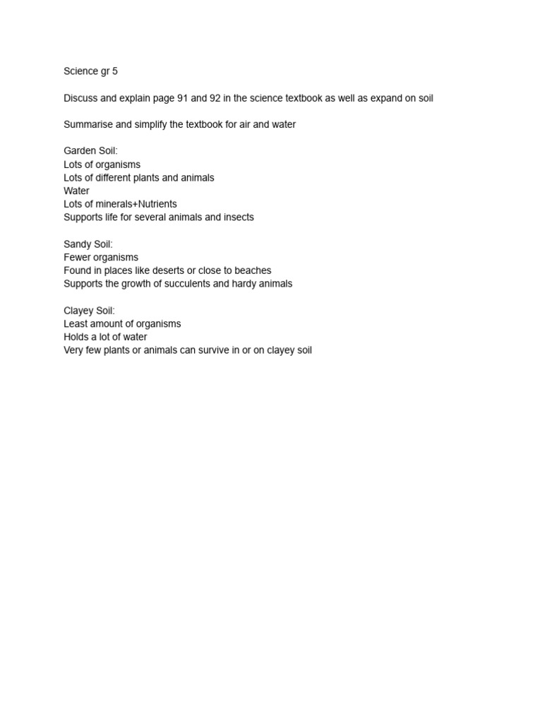 GR 5 Science 22-12-2025 | PDF