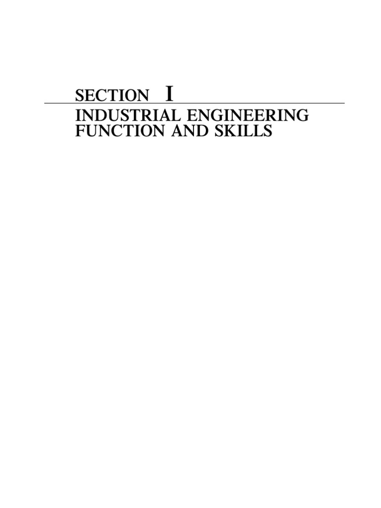Handbook of Industrial Engineering PDF Strategic Management