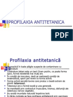 PROFILAXIA ANTITETANICA Stagiu