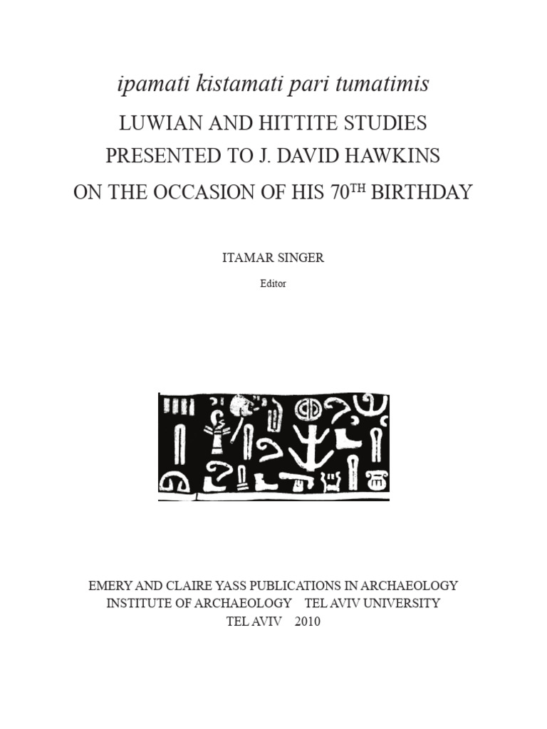 Remarks On The Hittite Cuneiform Script | PDF | Hittites | Cuneiform