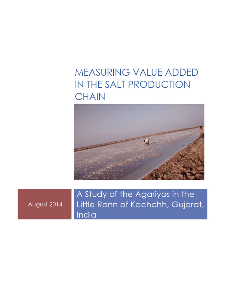 Salt Farmers' Report Dec 2014 | PDF | Sodium Carbonate | Sodium Chloride