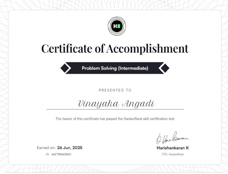Problem Solving Intermediate Certificate | PDF