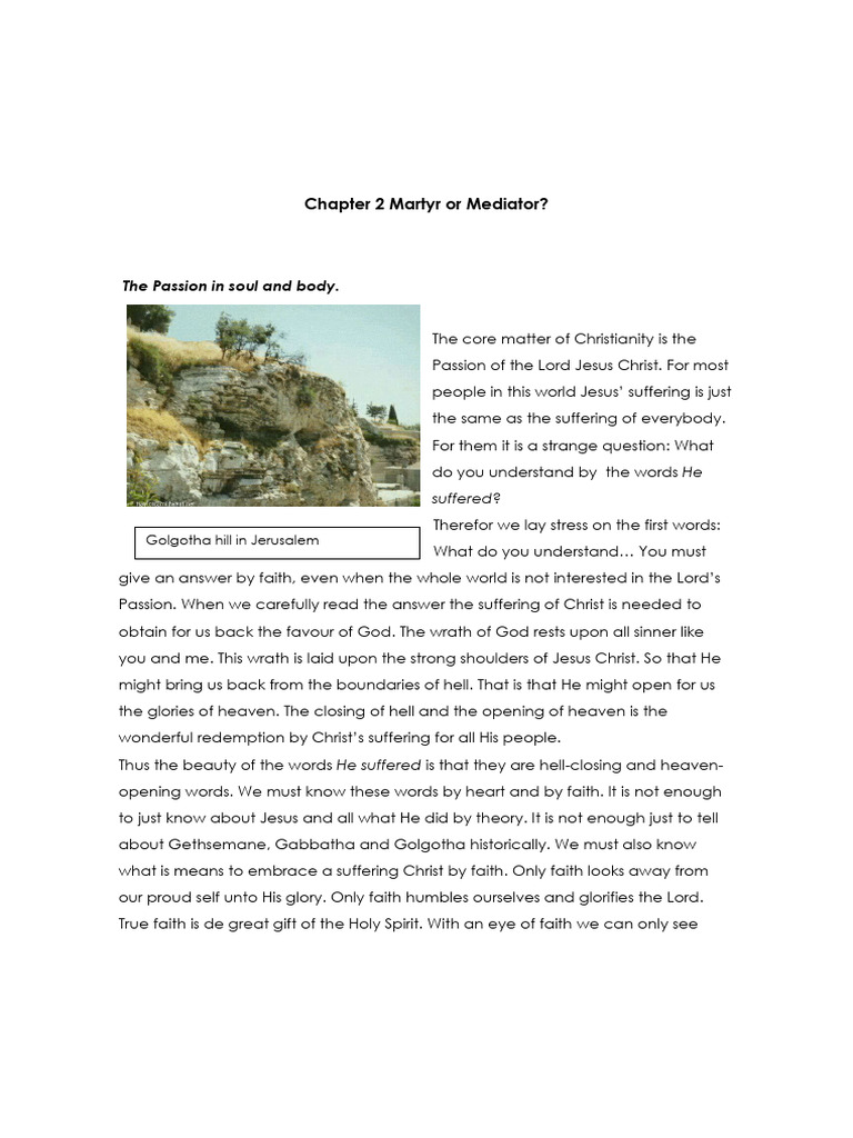 2007 Ch. 2 The Passion of Christ | PDF | Jesus | Sin