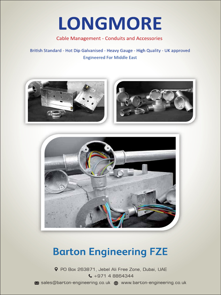 Barton Longmore GI Conduit System | PDF | Indemnity | Pipe (Fluid ...