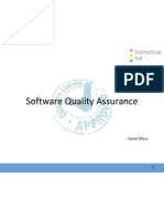 Software Quality Assurance: - Sanat Misra