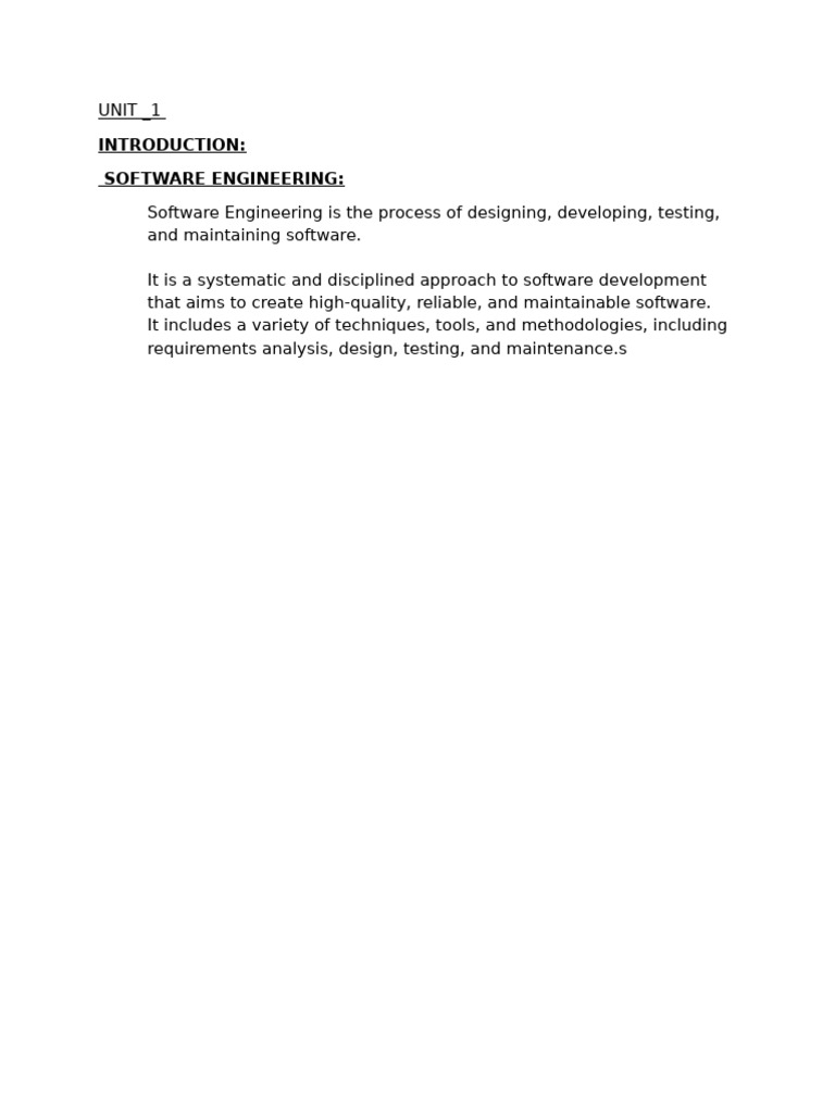Software Project Management Notes | PDF