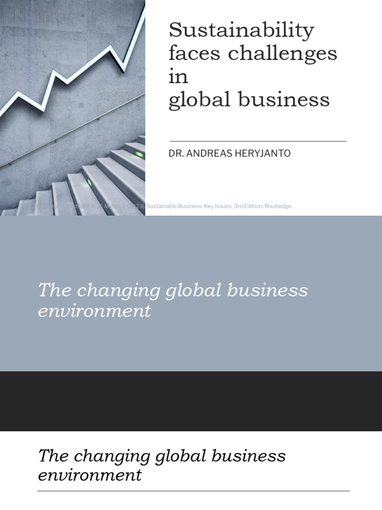 Pertemuan 5 - Challanges | PDF | Sustainability | Sustainable Business