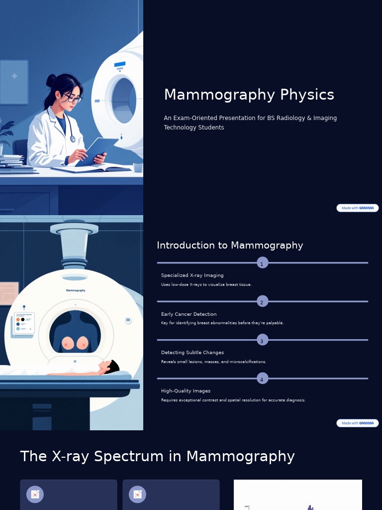 Mammography Physics | PDF | X Ray | Mammography