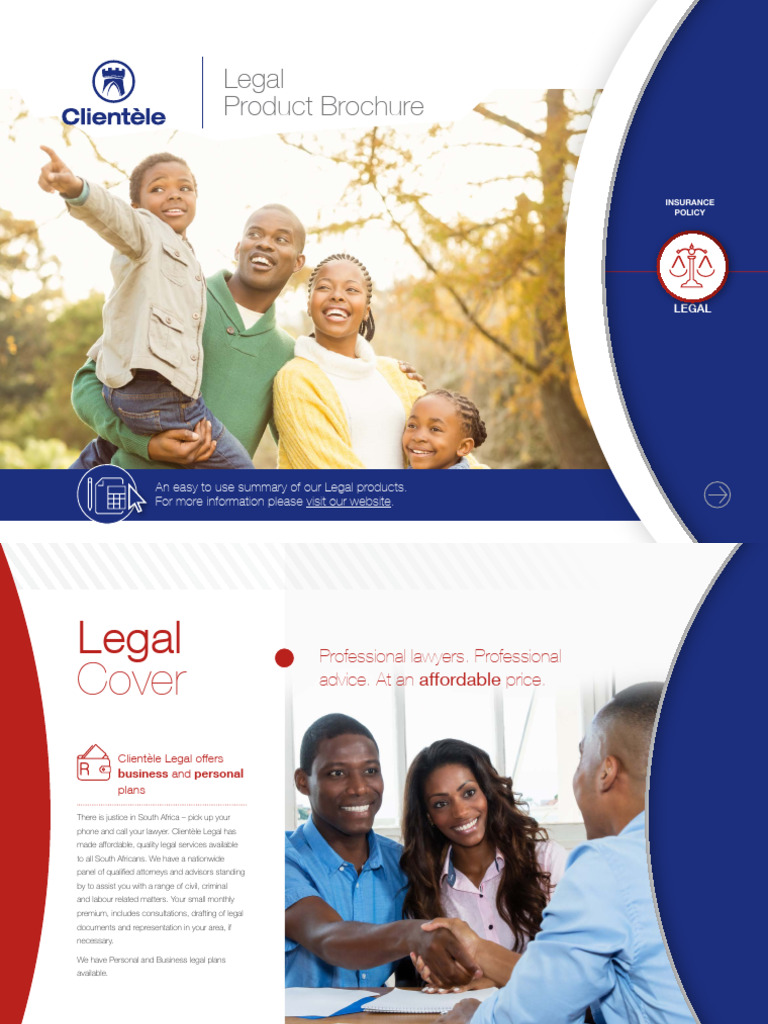 Clientele Legal Product Brochure | PDF | Insurance | Lawyer