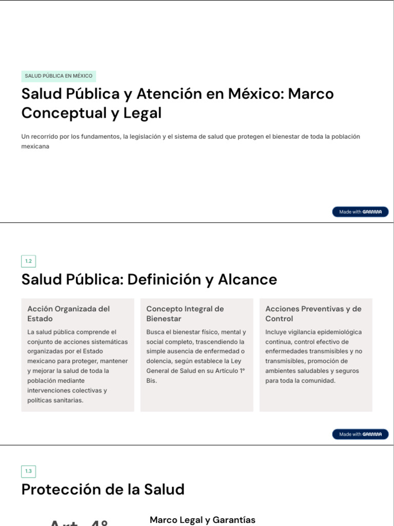 Salud Publica en Mexico | PDF | Cuidado de la salud | Promoción de la salud
