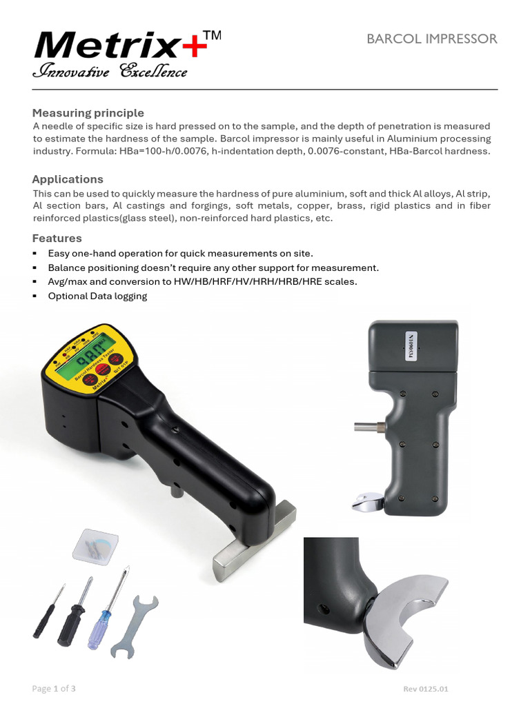 Bit 01p Barcol Impressor 133 1233500895 Catalogue | PDF