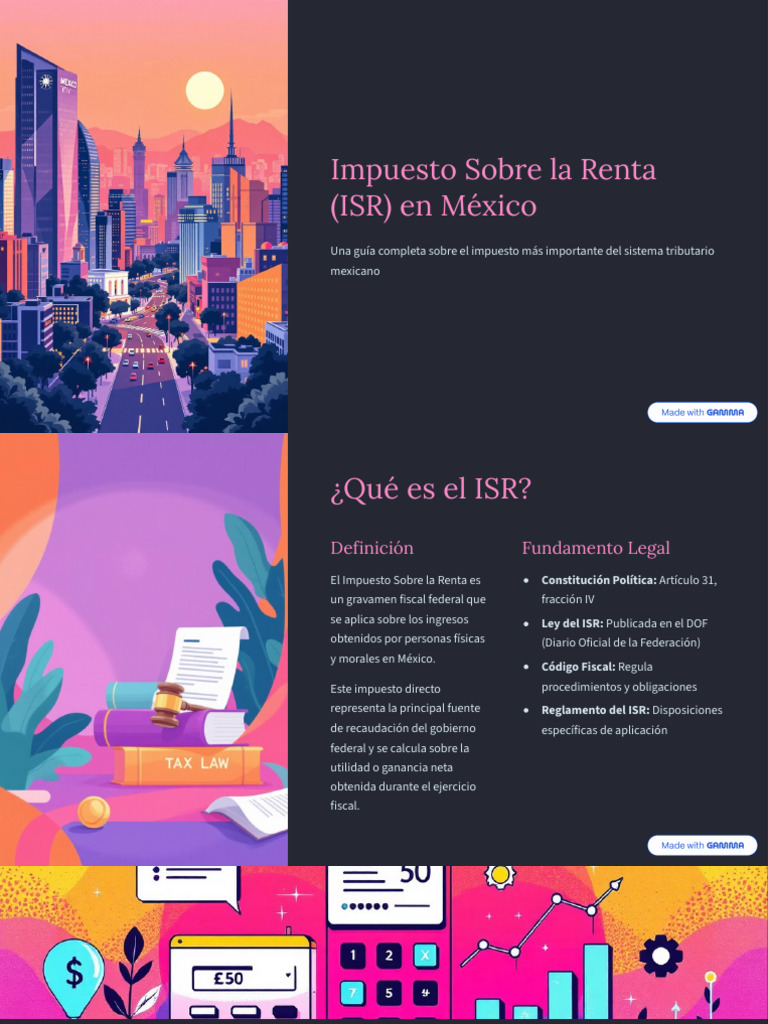 Impuesto Sobre La Renta ISR en Mexico | PDF | Impuesto sobre la renta ...