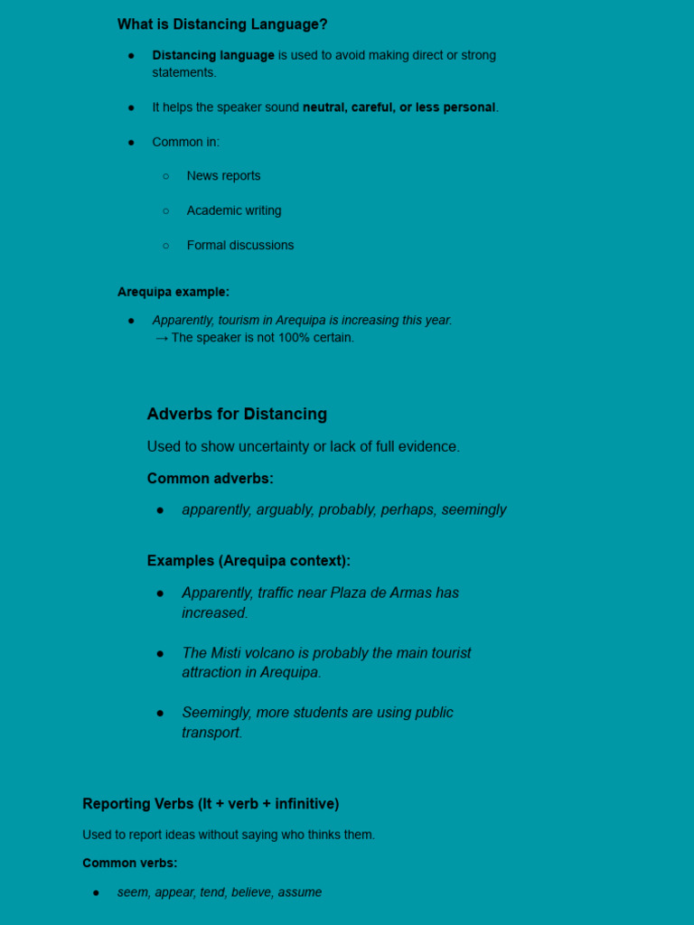 Distancing | PDF