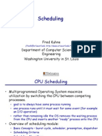 Scheduling: Fred Kuhns Department of Computer Science and Engineering Washington University in St. Louis