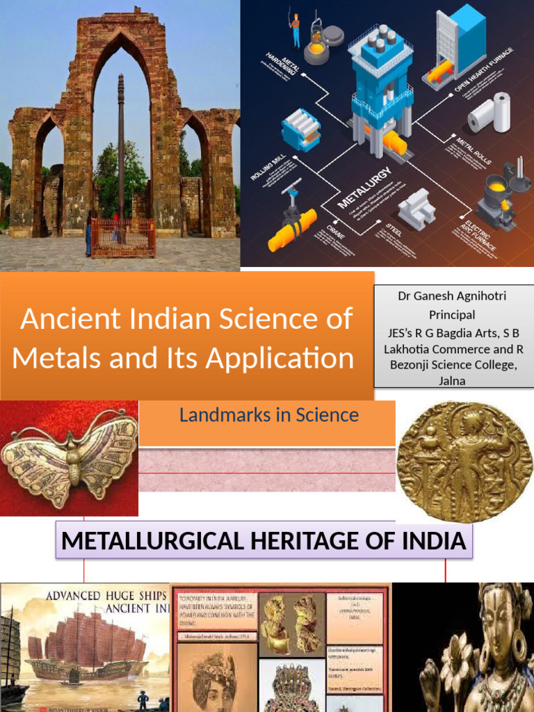 Ancient Indian Science of Metals and Its Application | PDF | Metallurgy ...
