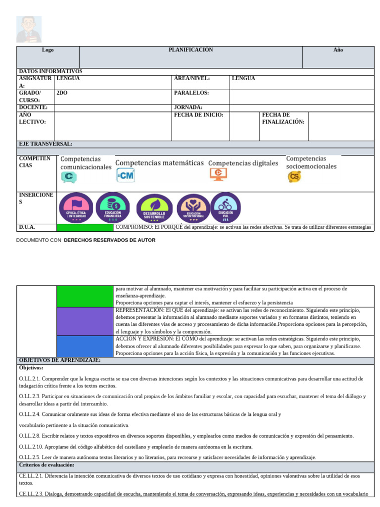 2do Trimestre Lengua 2do Año | PDF | Comunicación | Aprendizaje