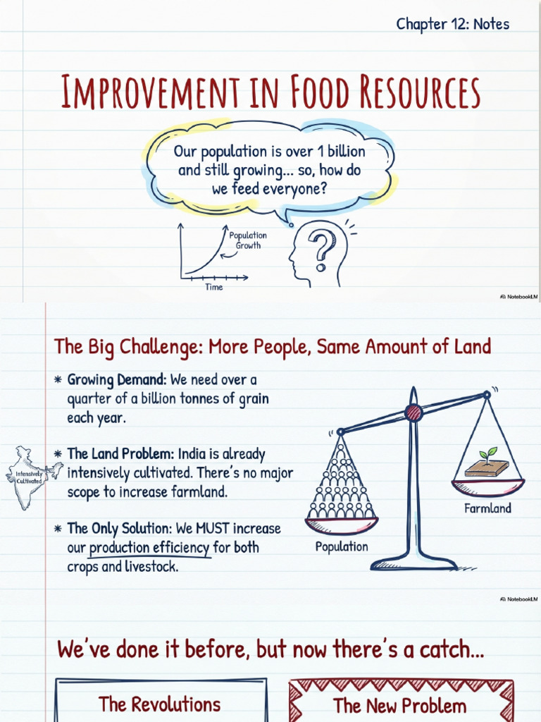 Improving Food Resources Sustainably | PDF