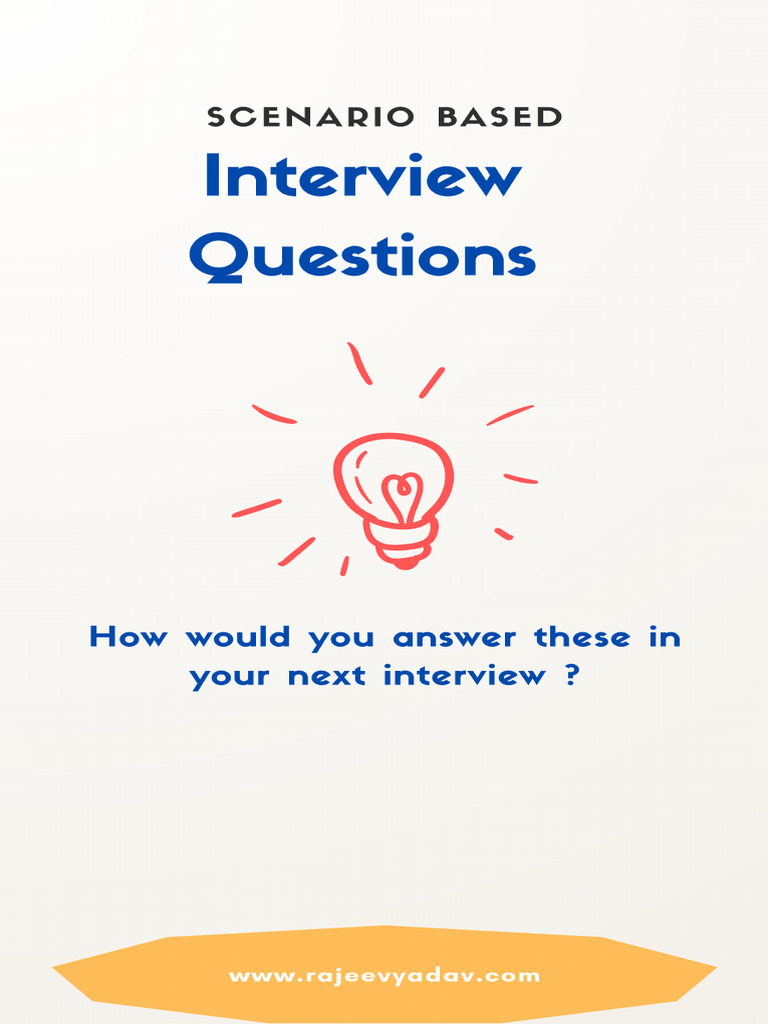 How Would You Answer These in Your Next Interview | PDF