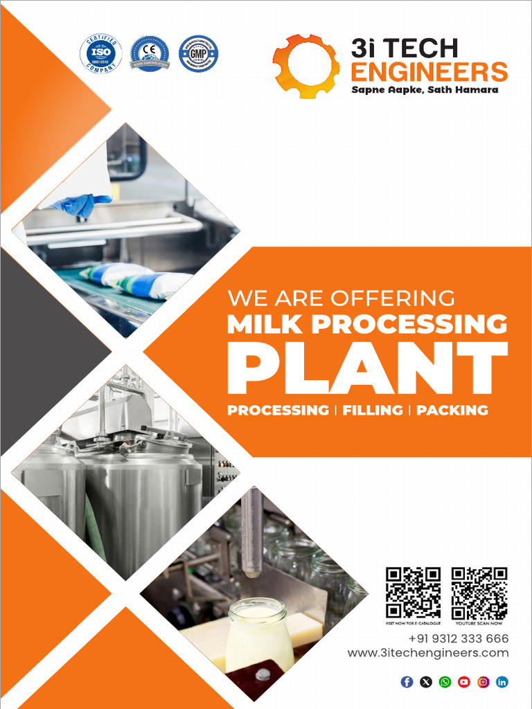 Milk Processing Plant | PDF