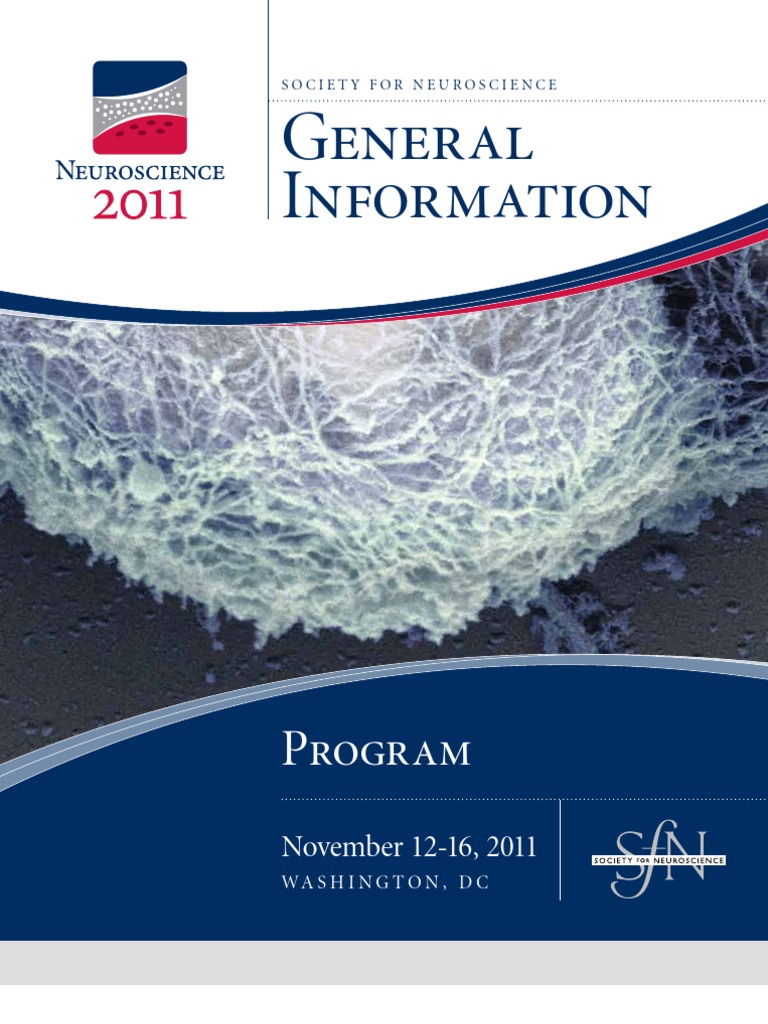 ns2011 Finalprog PDF Nervous System Neuron