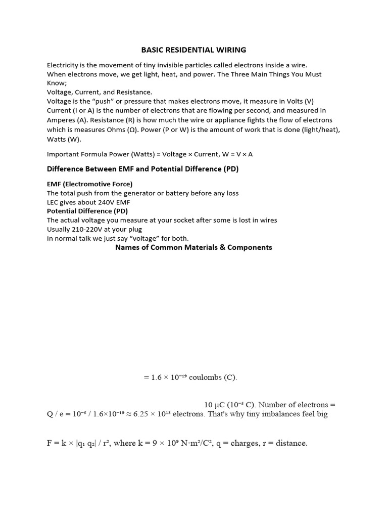 Electric Energy | PDF | Voltage | Electric Current