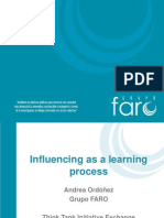 Influencing as a learning process