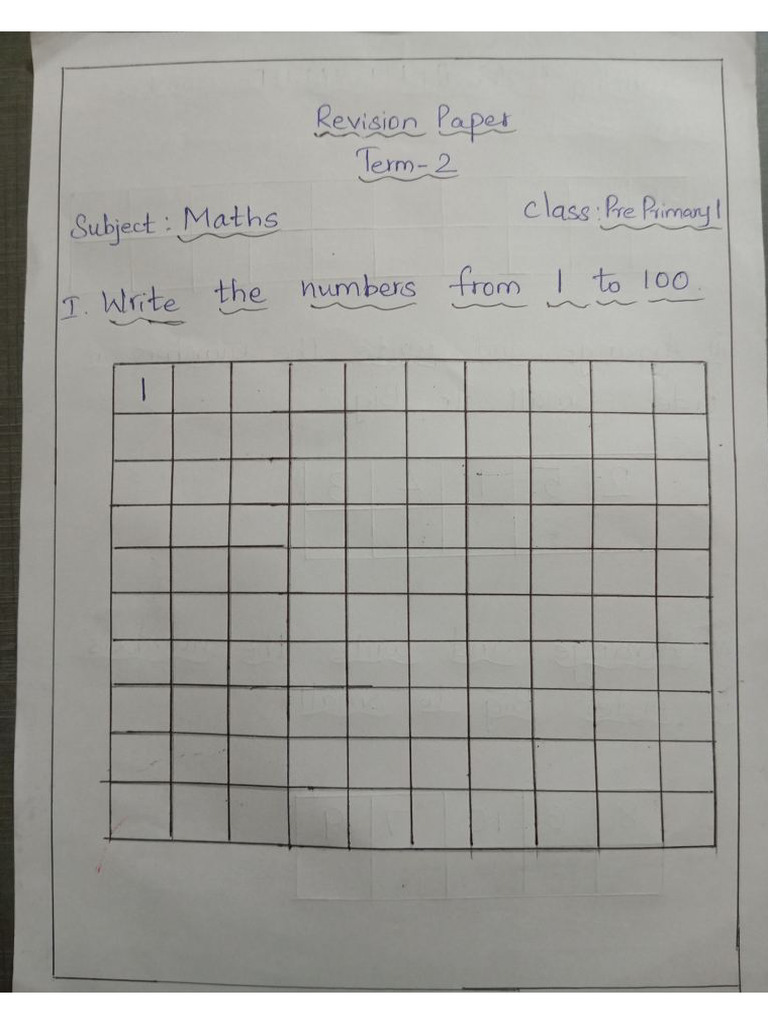 Maths Revision Paper PP1 | PDF
