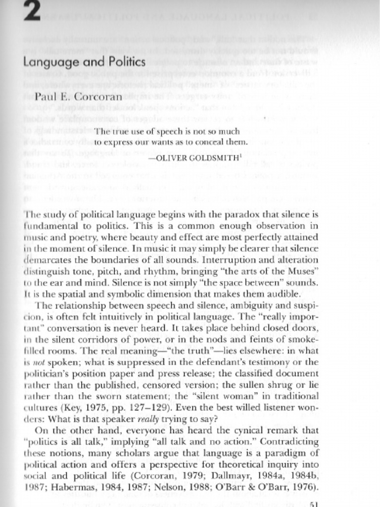 Language and Politics | PDF