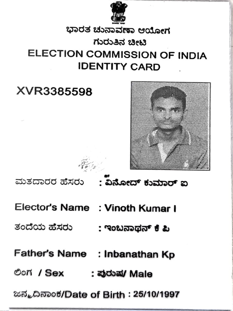 Voter Identity Card | PDF