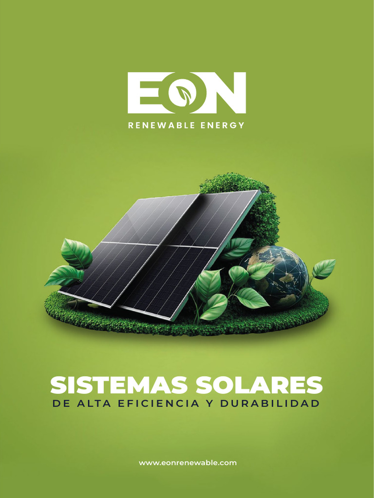 Brochure Eon 15-10-25 | PDF | Energía renovable | Sustentabilidad