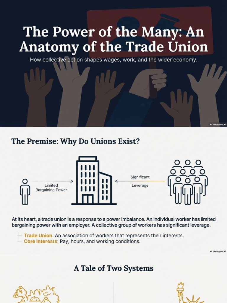 The Power and Anatomy of Trade Unions | PDF