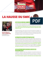 Augmentation Du SMIC - Le Compte N'y Est Pas !