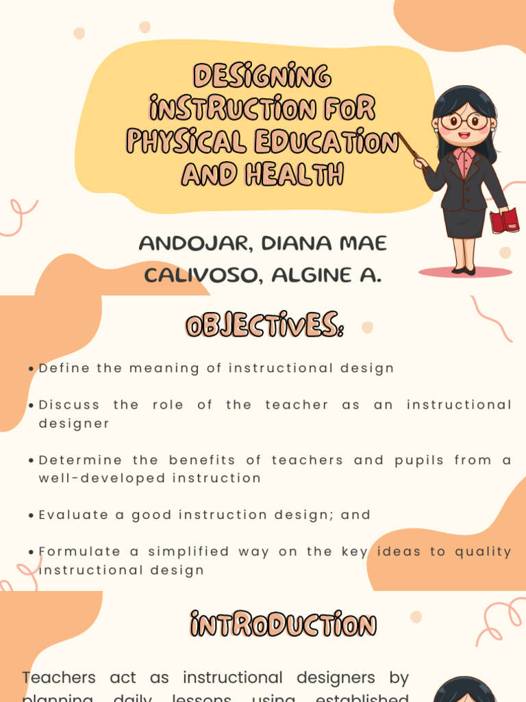 Designing Instruction For Physical Education and Health | PDF ...