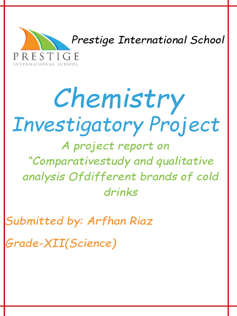 Chemistry Investigatory Project Final1 | PDF | Carbohydrates | Sucrose