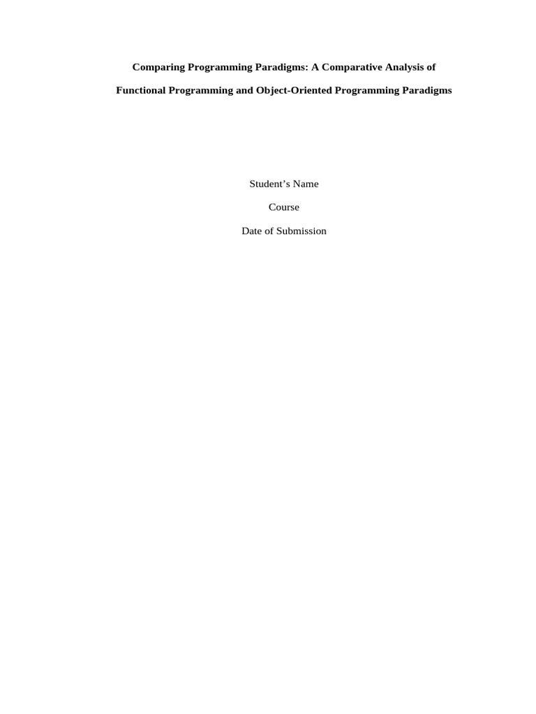 FP and OOP Programming Paradigms | PDF | Inheritance (Object Oriented ...