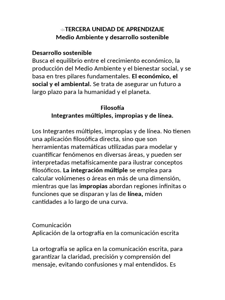 Tercera Unidad de Aprendizaje 3 | PDF