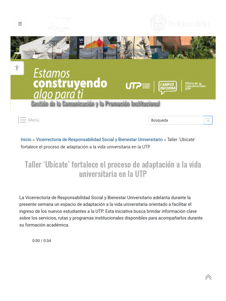 Taller Ubícate' Fortalece El Proceso de Adaptación A La Vida ...