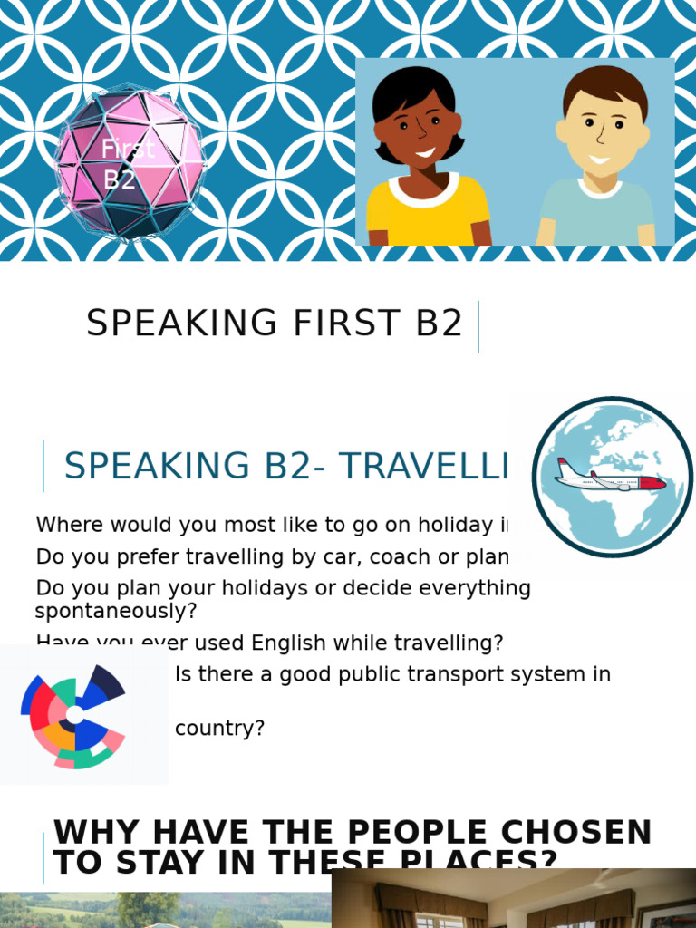 Speaking b2 for Schools Travelling Conversation Topics Dialogs Picture ...