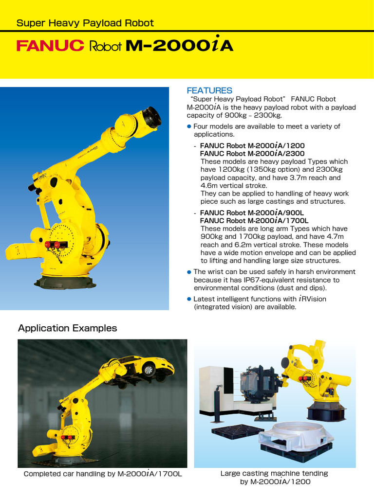 RM 2000ia (E) 07 | PDF | Robotics | Mechanical Engineering