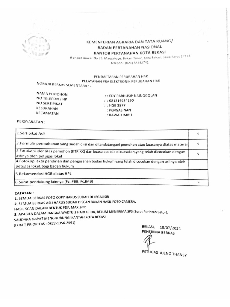 Surat Imb | PDF