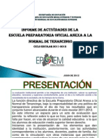 EPOANT Informe 2011-2012