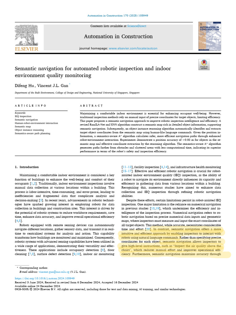 Semantics in Robotics | PDF | Cluster Analysis | Lidar