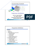 Laser Processing of Materials: Temperature Distributions